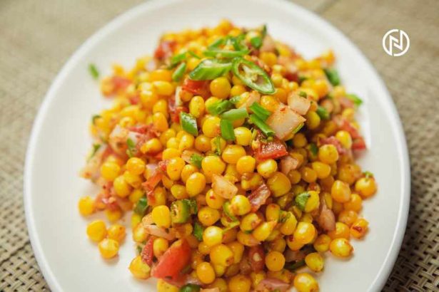 Corn Bhel Recipe or Sweet Corn Chaat